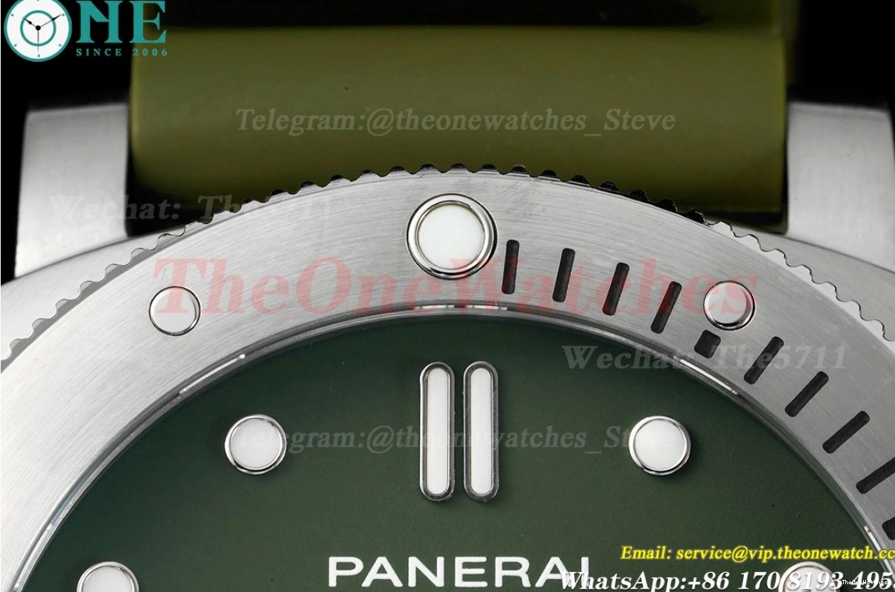 SS VSF Verde P900 RU Submersible 42mm PAM1055 Milit Green 0412